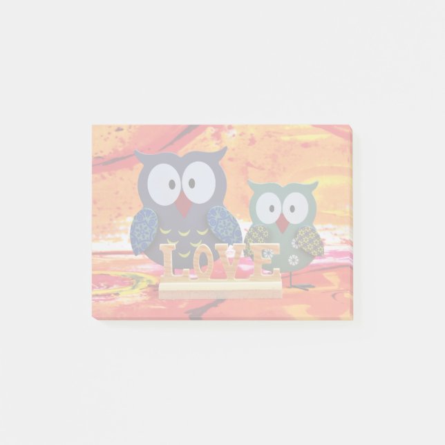 Ugglakärlek Post-it Block (Framsida)