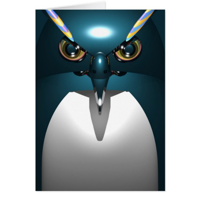 Ugglakort Hälsningskort (Framsidan)