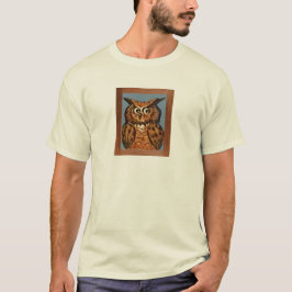 Ugglamålning T-shirt