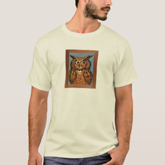 Ugglamålning T-shirt