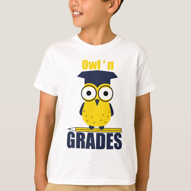 Uggla'n Klass T Shirt (Framsida)