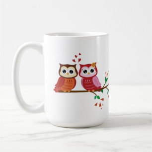 Ugglan kopplar ihop valentin dagmuggen kaffemugg