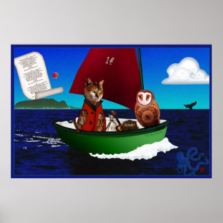 Ugglan och Katten-affischen Poster