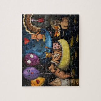 Ugglan och kisset pussel