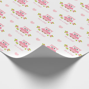Ugglan som slår in pappra flickarosor är det, en presentpapper