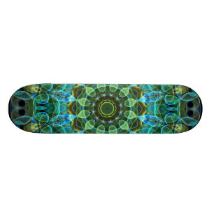 Ugglan synar kaleidoscopen mini skateboard bräda 18,5 cm