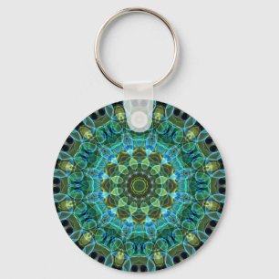 Ugglan synar kaleidoscopen nyckelring