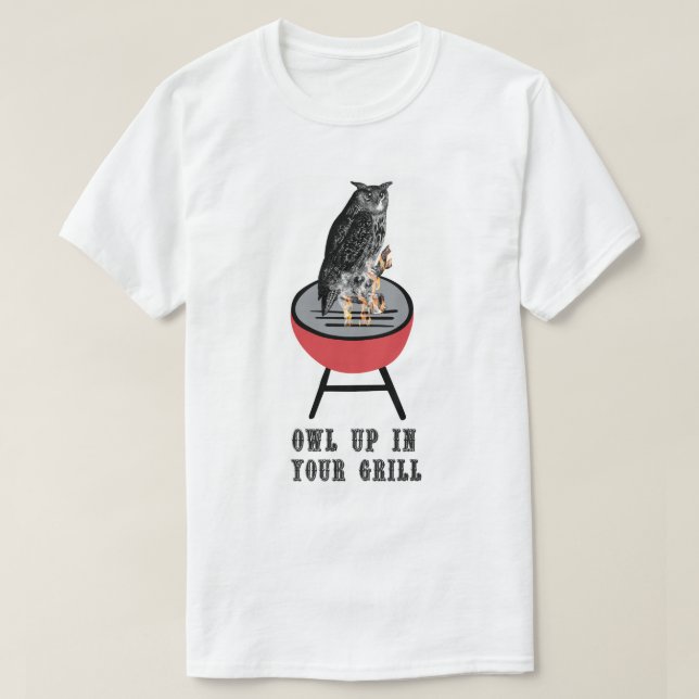 UGGLAN UPP I DITT GRILLAR T-SHIRT (Design framsida)