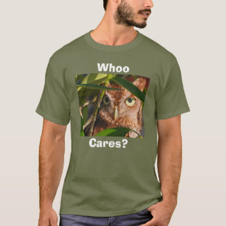 Ugglan Vem Bryr Sig T-Shirt