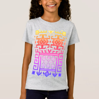 Ugglansikte för tjejer t shirt