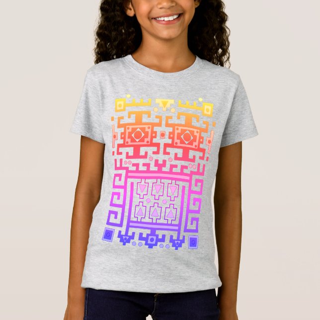 Ugglansikte för tjejer t shirt (Framsida)