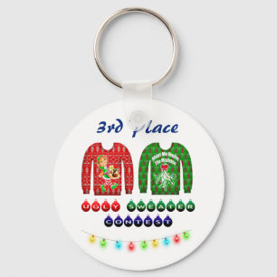 Ugglat Sweater Tävling 3:e Ställe-vinnarpriset Nyckelring