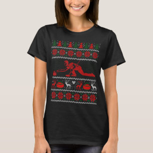 Ugglata rader av Curling Stones Curler & Curling T Shirt
