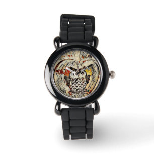 Ugglateckning Armbandsur