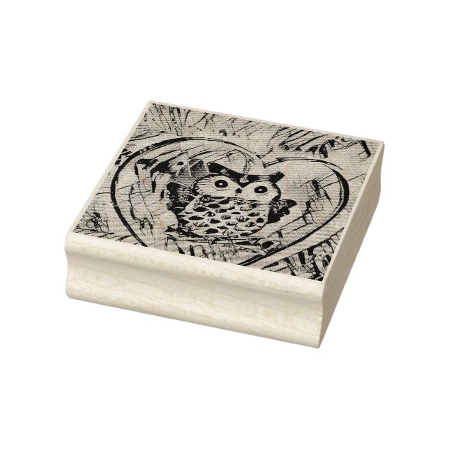 Ugglateckning Stämpel (Stämpel)