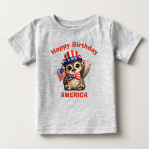 Uggle (4h) Patriotisk barnt-shirt T Shirt