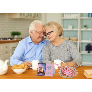 Uggle kärlek är söt Alla hjärtans dag Helgkort