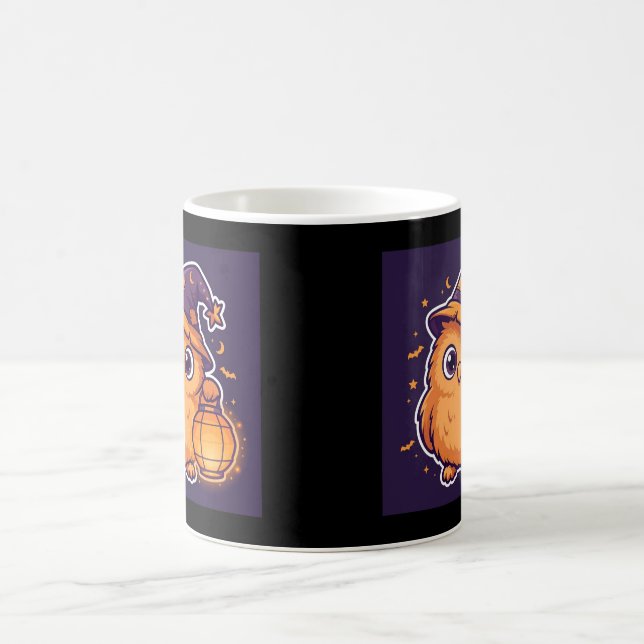 Uggle trollkarl lykta Halloween Kaffemugg (Center)