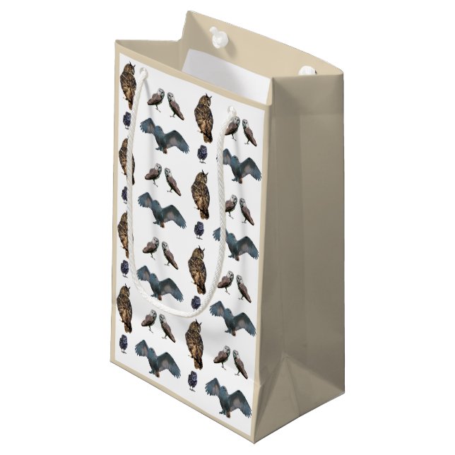 Ugglepaket presentpåse (Framsidan Vinklad)