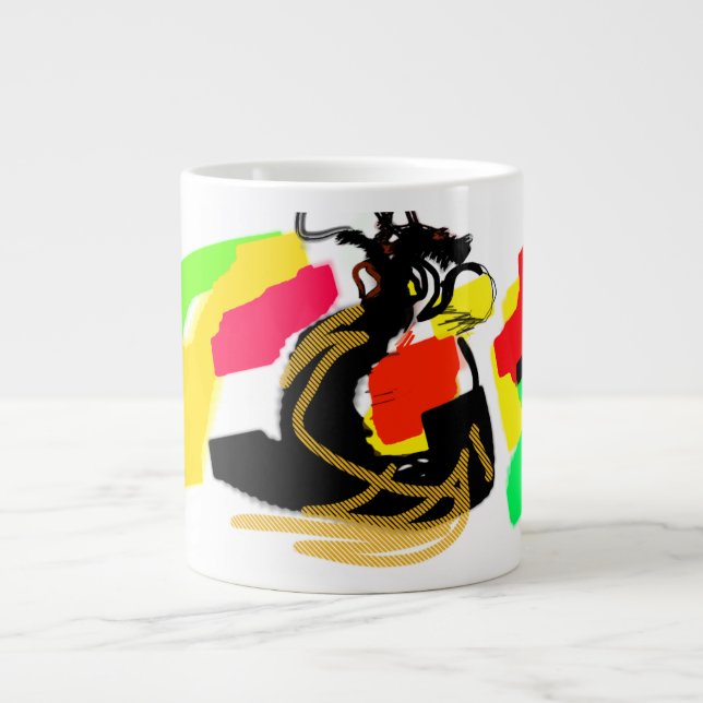 Ugglestil trevlig jumbo mugg (Framsidan)