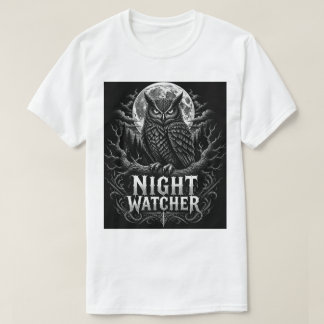 Ugglingskonst T-Shirt | Nattväktare | Vis gammal f