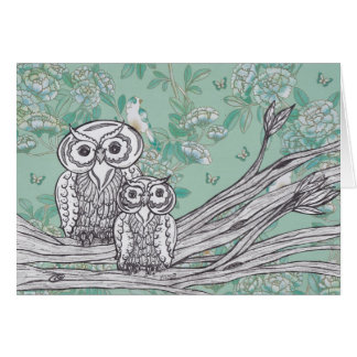 Ugglor 39 hälsningskort