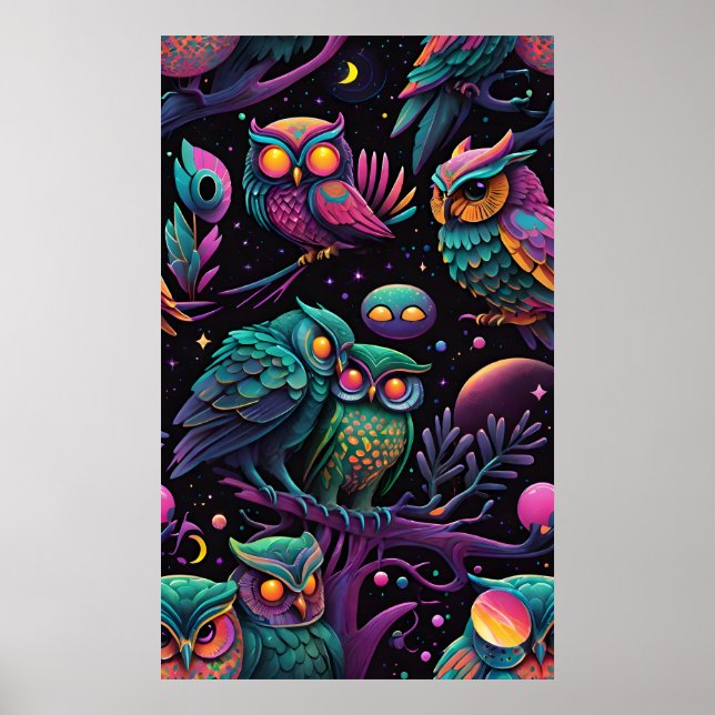 Ugglor av samma fjäder poster (Framsidan)