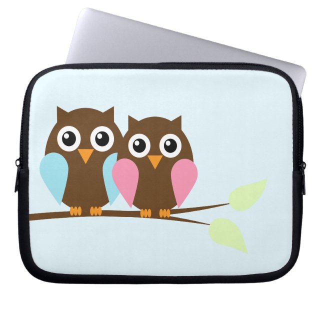 Ugglor Laptop Sleeve (Framsidan)