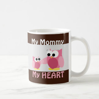 Ugglor - Min Mamma, HJÄRTA - Mors dag Mugg