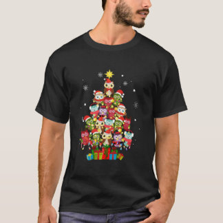 Ugglor Träd Fula Fåglar Firar T Shirt