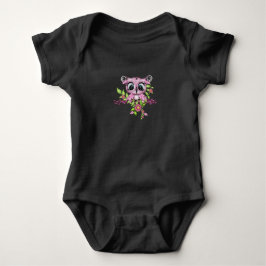 Ugglornas konstnärliga design för barnkroppsoveral t shirt