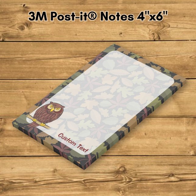 Ugglteckning Post-it Block (Skapare uppladdad)
