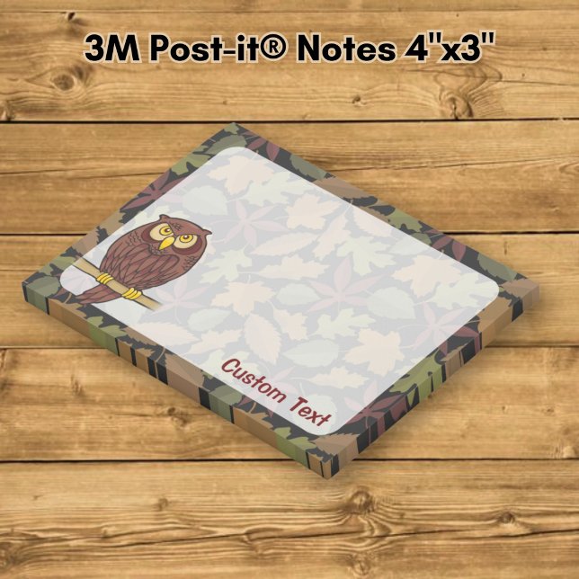 Ugglteckning Post-it Block (Skapare uppladdad)
