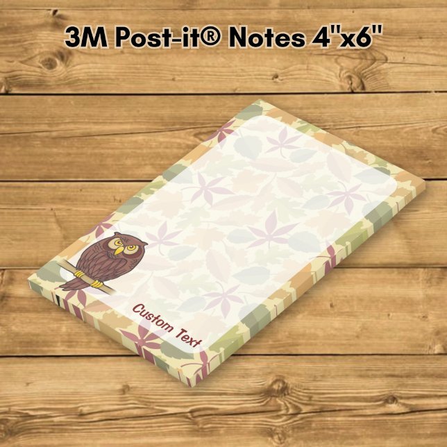 Ugglteckning Post-it Block (Skapare uppladdad)