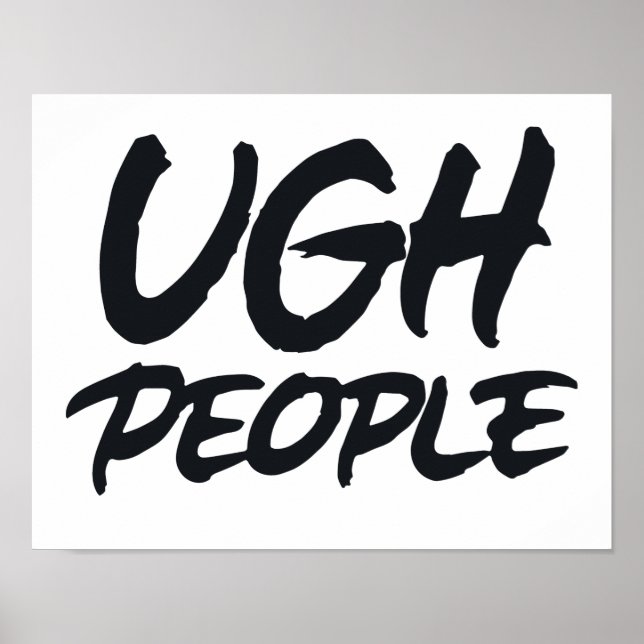 UGH People Poster (Framsidan)