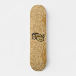 Ugla Symbol Färg Old School Skateboard Bräda 21,6 Cm