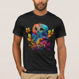 UGLÅ T-Shirt i färgglad abstrakt stil