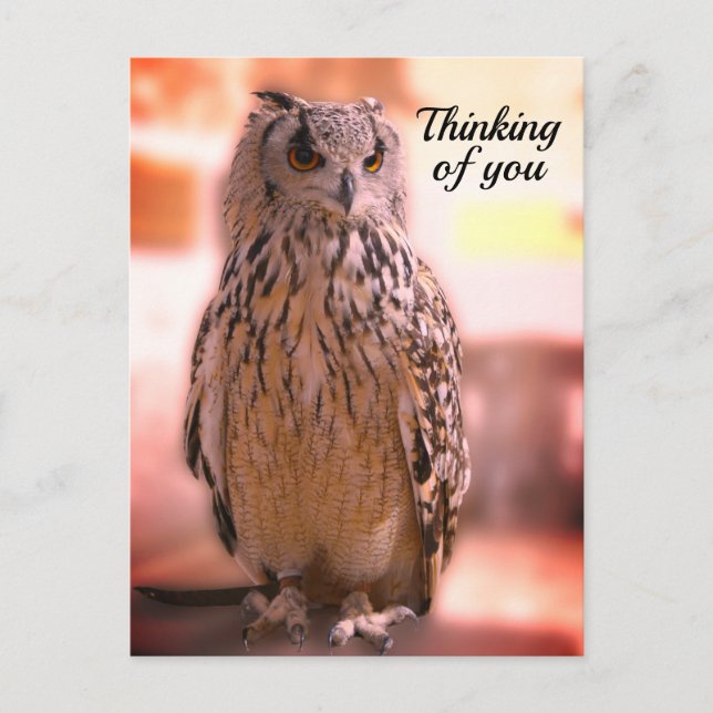 Uglerfarenhet Somerset Tänker på dig vykort (Framsida)
