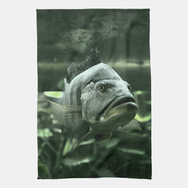 Ugly Aquarium Fish Kökshandduk (Vertikal)