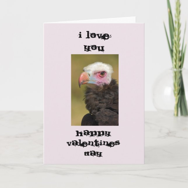 Ugly Bird Valentines day Card Helgkort (Framsida)