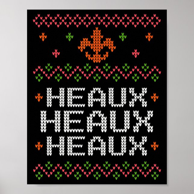 Ugly Cajun Christmas Xmas New Orleans Southern Lou Poster (Framsidan)