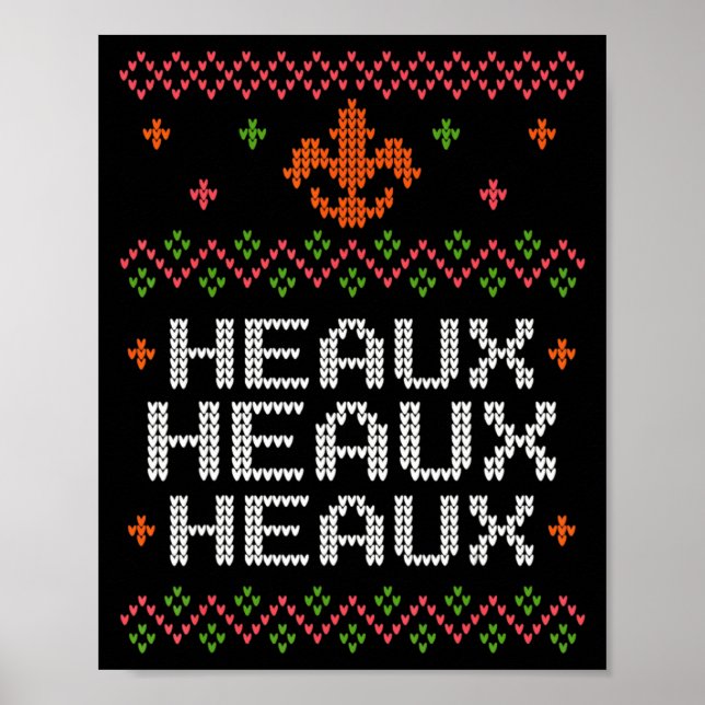 Ugly Cajun Christmas Xmas New Orleans Southern Lou Poster (Framsidan)