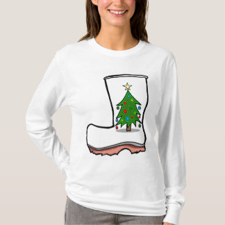 Ugly Cajun Julsötare Shrimping Boots T Shirt