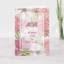 Ugly Children Funny Blommigt Lycklig Mors dag Kort