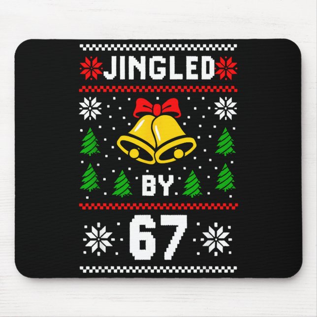 Ugly Christmas 67 Meme Design Funny Six Seven Hand Musmatta (Framsidan)