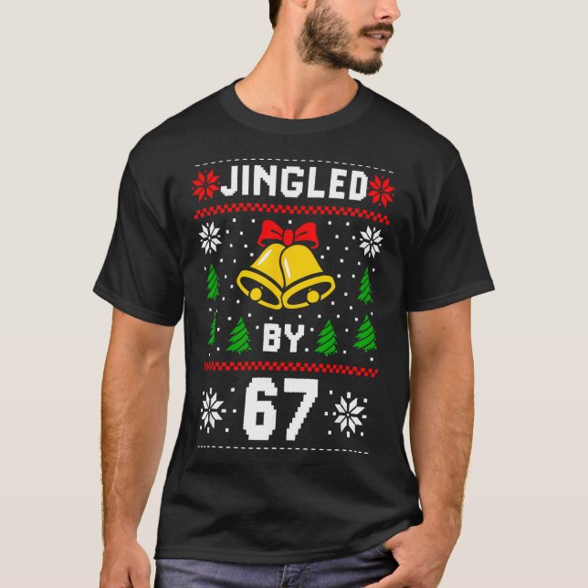 Ugly Christmas 67 Meme Design Funny Six Seven Hand T Shirt (Framsida)