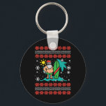 Ugly Christmas In July Sweater Santa Surfer Men Wo Nyckelring<br><div class="desc">Ugly Christmas In July Sweater Santa Surfer Men Women Kids</div>