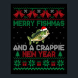 Ugly Christmas Merry Fishmas And A Crape New Year  Poster<br><div class="desc">Ugly Christmas Merry Fishmas And A Crape New Year Fishing</div>