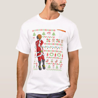 Ugly Christmas Santa Claus T Shirt