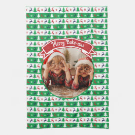 Ugly Christmas Sweater Bright Jumper Photo  Kökshandduk